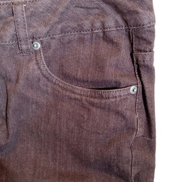 Coldwater Creek Brown Boot Cut Jeans Size 8 - Picture 2 of 13